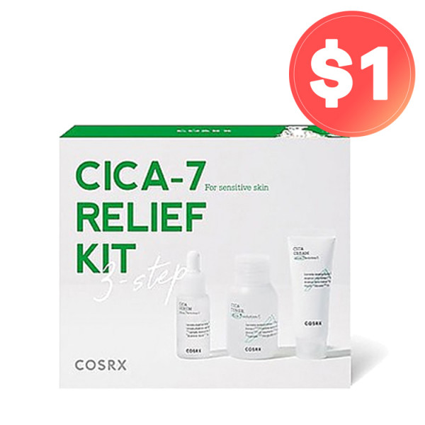 ★1 DOLLAR★ [COSRX] Pure Fit Cica 7 Relief Kit - 1pack (3items) (EXP 2023-07-23)
