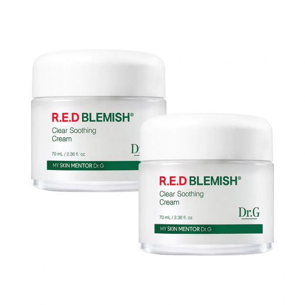 [Dr.G] Red Blemish Clear Soothing Cream - 70ml x 2pcs