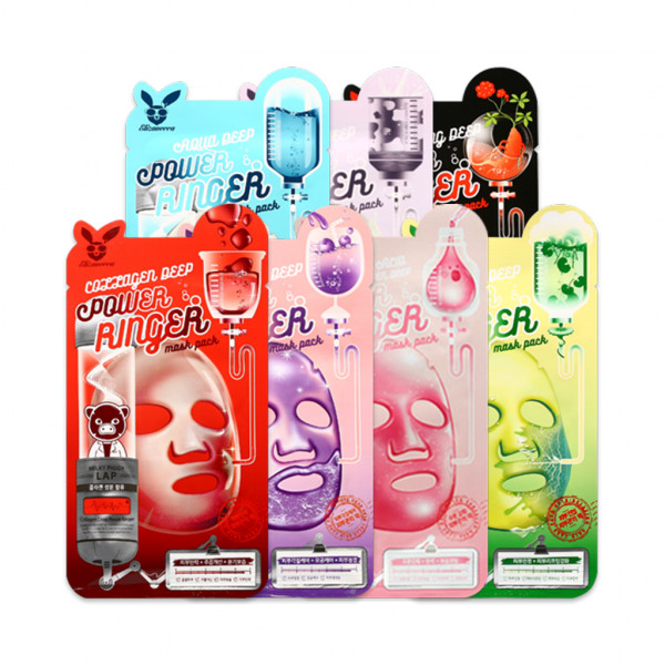 *Clearance* [ELIZAVECCA] Deep Power Ringer Mask Pack - 1pack (10pcs) #Centella Asiatica