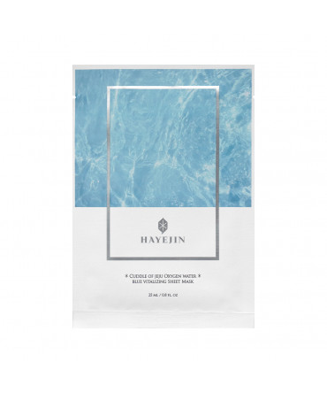 [HAYEJIN] Blue Vitalizing Sheet Mask (Cuddle Of Jeju Oxygen Water ) - 5pcs