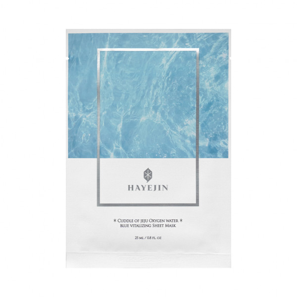 [HAYEJIN] Blue Vitalizing Sheet Mask (Cuddle Of Jeju Oxygen Water ) - 5pcs