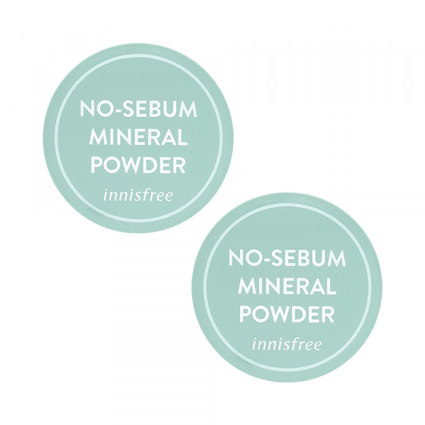 [INNISFREE] No Sebum Mineral Powder (2021) - 5g x 2pcs
