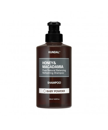 [KUNDAL] Honey & Macadamia Pure Natural Balancing Refreshing Shampoo - 500ml 
