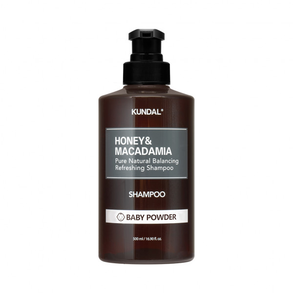 [KUNDAL] Honey & Macadamia Pure Natural Balancing Refreshing Shampoo - 500ml 