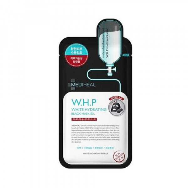 [MEDIHEAL] WHP White Hydrating Black Mask EX - 10pcs