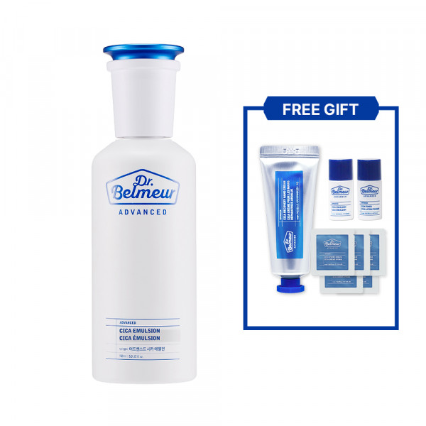 [DR.BELMEUR] Advanced Cica Emulsion - 150ml (GIFT:Hand cream+Bottle Sample 2pcs+Samples 5pcs)
