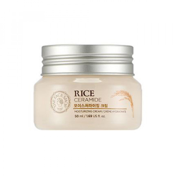 W- [THE FACE SHOP] Rice & Ceramide Moisturizing Cream - 50ml x 10pcs