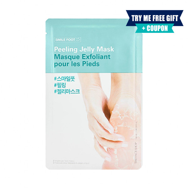 [THE FACE SHOP] Smile Foot Peeling Jelly Mask - 1pcs