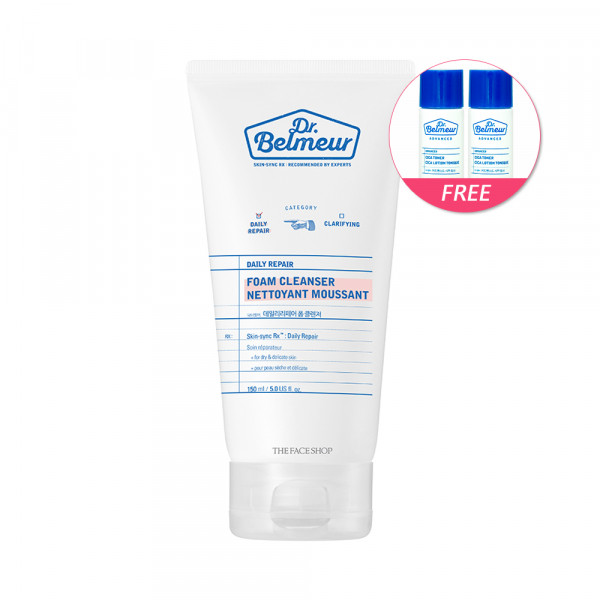[DR.BELMEUR] Daily Repair Foaming Cleanser - 150ml(Free bottle samples 2pcs)