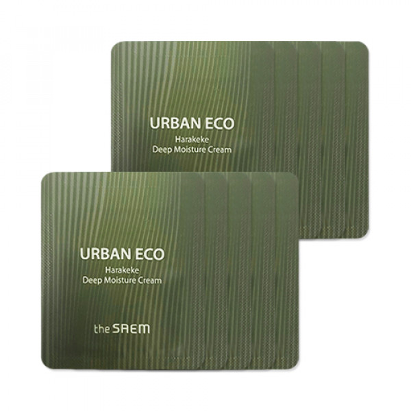 [THESAEM_Sample] Urban Eco Harakeke Deep Moisture Cream Samples - 10pcs (EXP 2023-09-17)