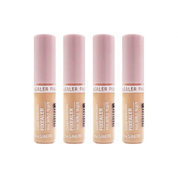[THESAEM_Sample] Cover Perfection Fixealer Samples - 1ml x 4ea (SPF30 PA++) No.1.5 Natural Beige (EXP 2023-11-24)