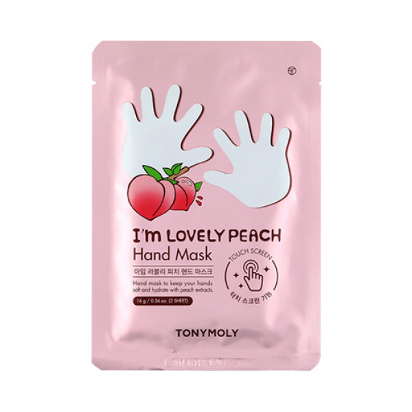 [TONYMOLY] I'm Lovely Peach Hand Mask - 1use