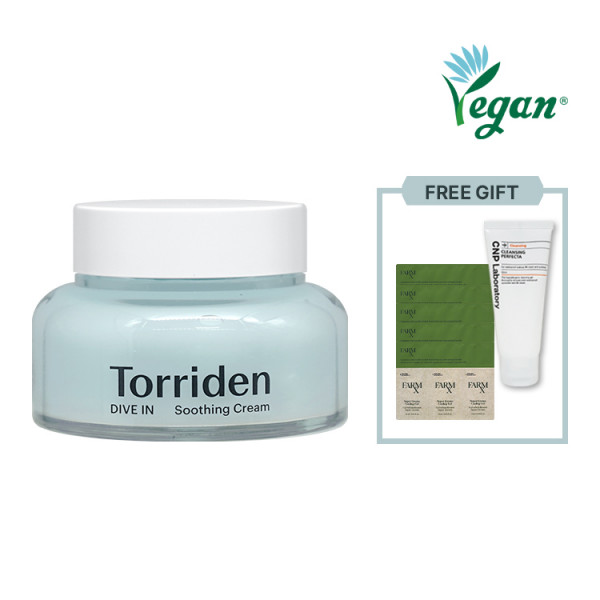 [TORRIDEN] Dive In Low Molecular Hyaluronic Acid Soothing Cream - 100ml (GIFT: Cleanser 50ml+Sample 5pcs)
