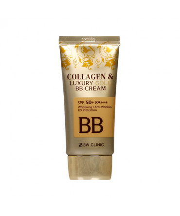 [3W CLINIC] Collagen & Luxury Gold BB Cream - 50ml (SPF50+ PA+++)