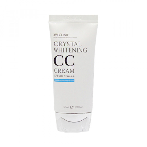 [3W CLINIC] Crystal Whitening CC Cream - 50ml (SPF50+ PA+++)