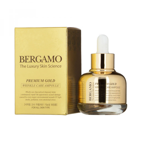 [BERGAMO] Premium Gold Wrinkle Care Ampoule - 30ml