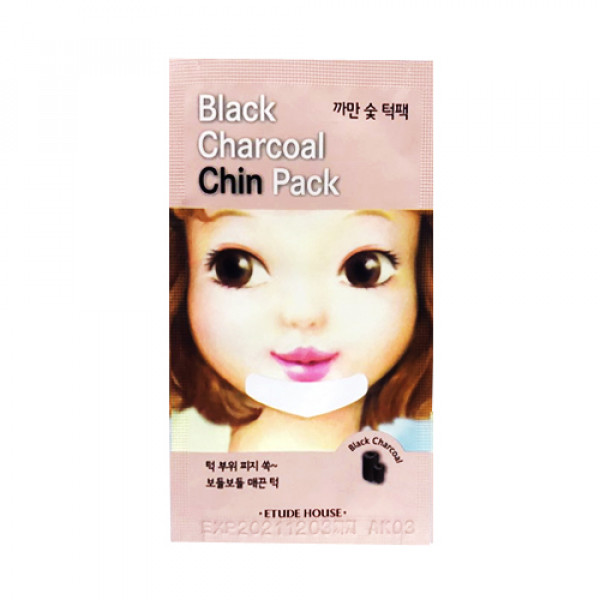 W-[ETUDE HOUSE] Black Charcoal Chin Pack (2020) - 1pcs x 10ea