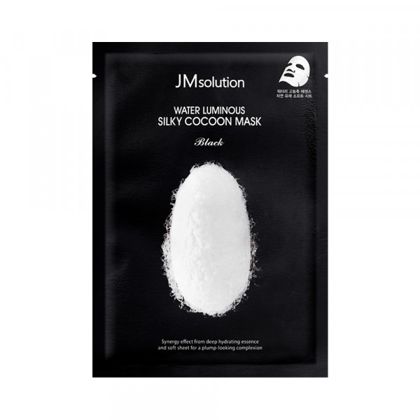 [JMsolution] Water Luminous Silky Cocoon Mask Black - 1pack (10pcs)