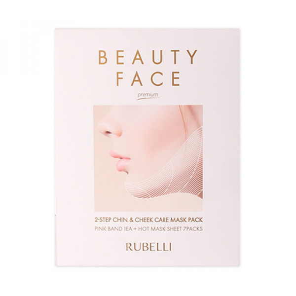 [RUBELLI] Beauty Face Premium - 1pack (Pink Band 1pcs+Hot Mask Sheet 7pcs)