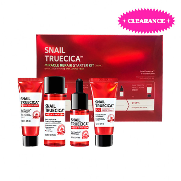 [SOME BY MI] Snail Truecica Miracle Repair Starter Kit Edition - 1pack (4items)