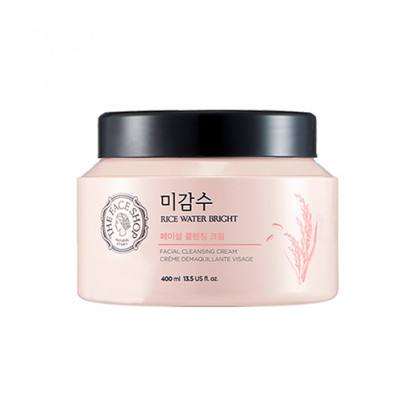 [THE FACE SHOP] Rice Water Bright Facial Cleansing Cream (2021) - 400ml