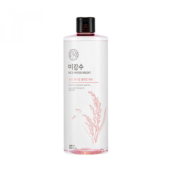 [THE FACE SHOP] Rice Water Bright Mild Cleansing Water (2021) - 500ml