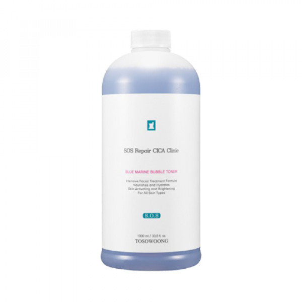 [TOSOWOONG] Cica Clinic Blue Marine Bubble Toner - 1000ml